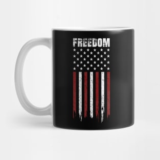 American Pride Freedom Flag Mug